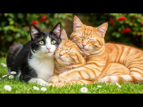 12 Hours Calming Music for Cats 🐈 Relaxing Piano Music to Help Cats Calm, Heal & Comfort 🐾