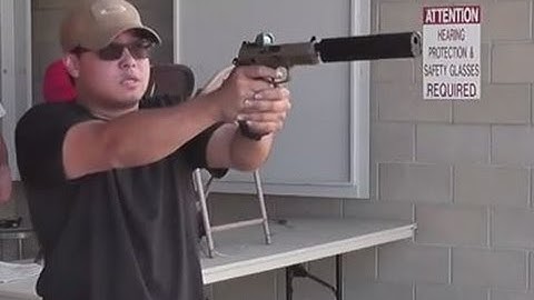 FN 45 Tactical Silencerco Osprey Suppressor