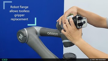 Set up for TM series OMRON Robot certified CKD gripper