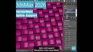 #3dsMax 2026 - Vertex Weld