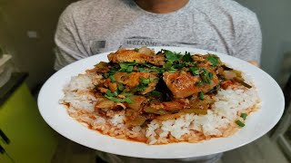 Саня приготовил вкусный УЖИН. Съели все! Семья в ВОСТОРГЕ!!! Подлива КУРИНАЯ С ПОМИДОРАМИ.