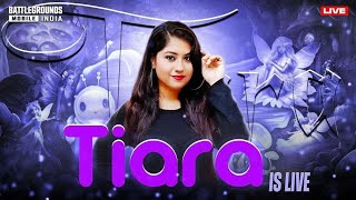 🔥BGMI LIVE CUSTOM ROOM | 👑TIARA OP IS LIVE 👑 | #bgmi #girlgamer #shortsfeed #customrooms