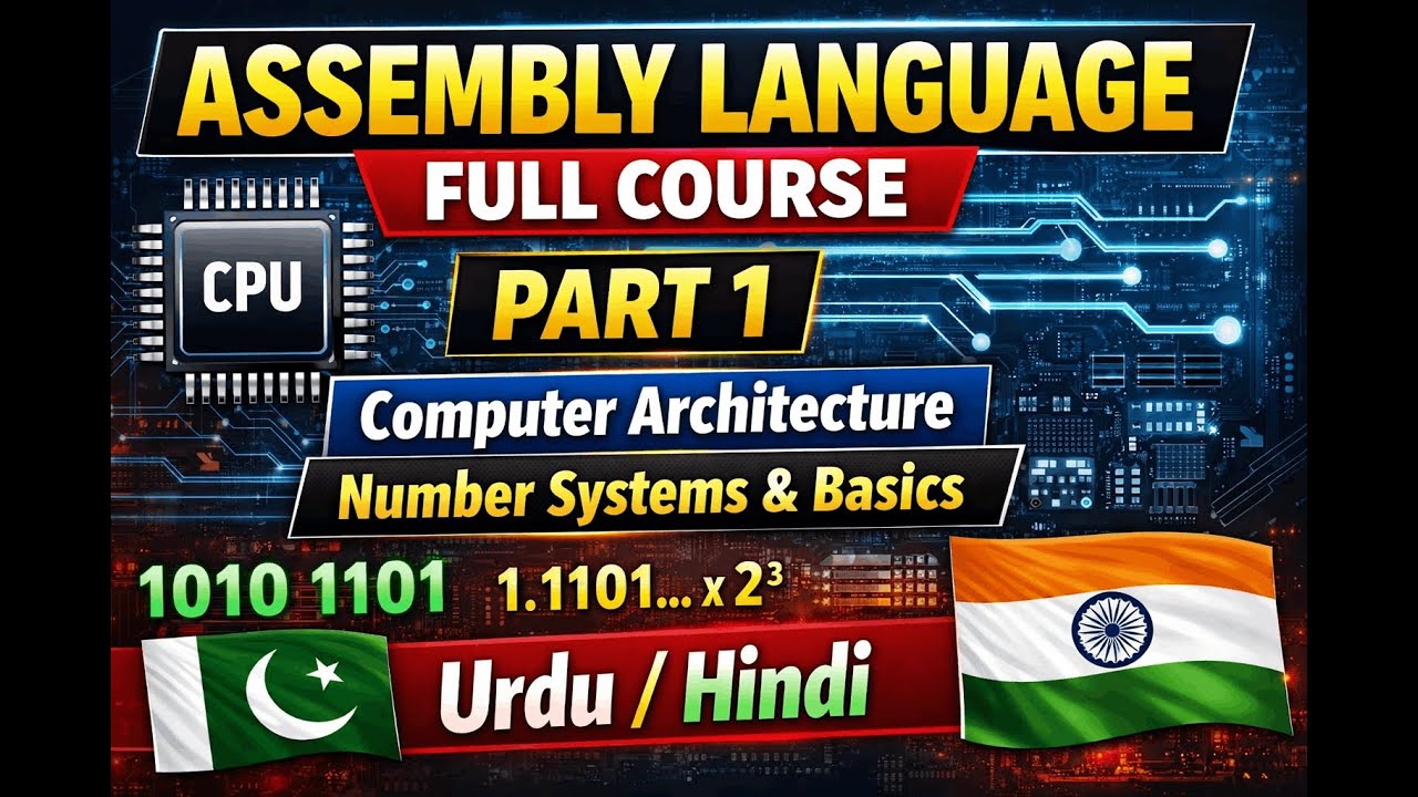 Assembly Language Full Course – Part 1 | Computer Architecture, Number ...