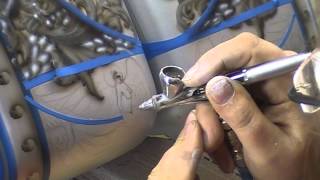 Atelier Meijer - airbrush of a 1500 classic tourer motorcycle
