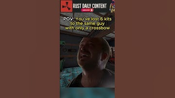 Losing all your kits in Rust #rust #shorts #rustshorts