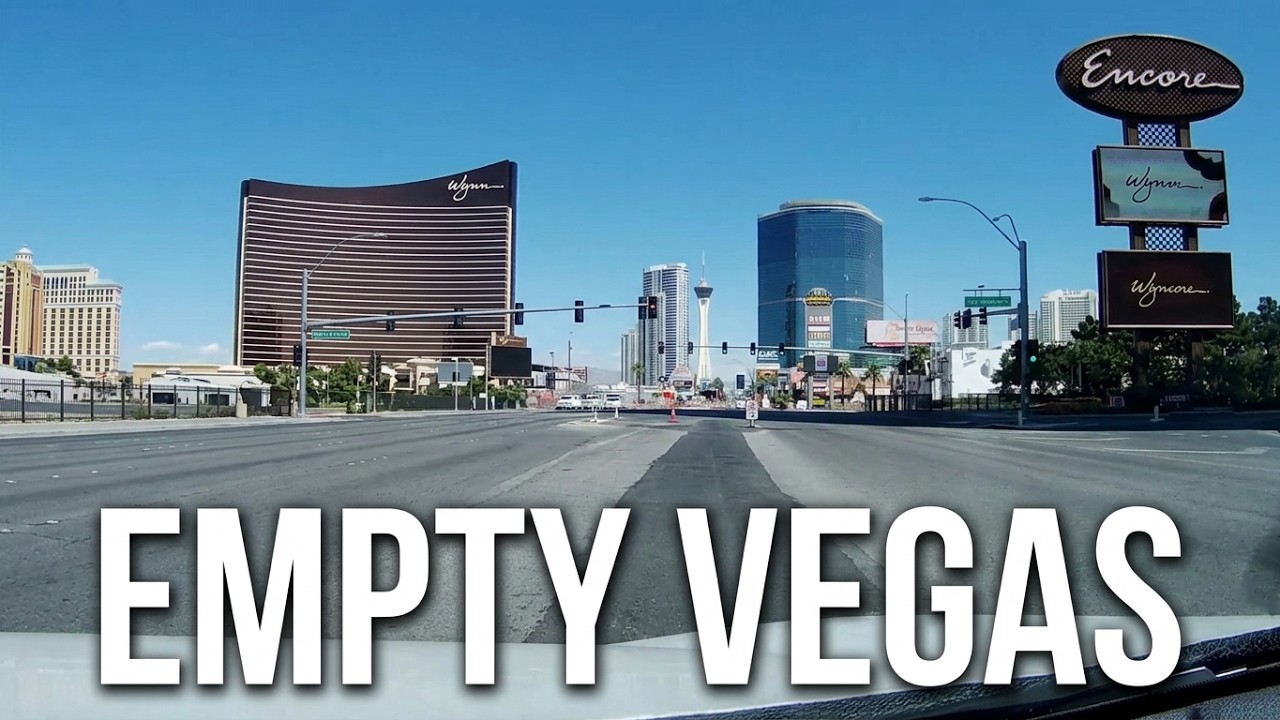 Las Vegas Strip Footage | Coronavirus Lockdown - YouTube