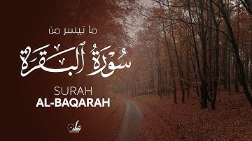 تلاوة خاشعة ما تيسر من سورة البقرة