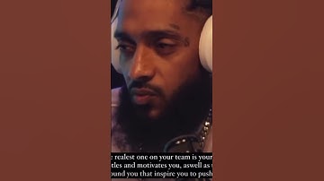 Nipsey Hussle - Be careful with who you surround yourself with 🫡 #shorts