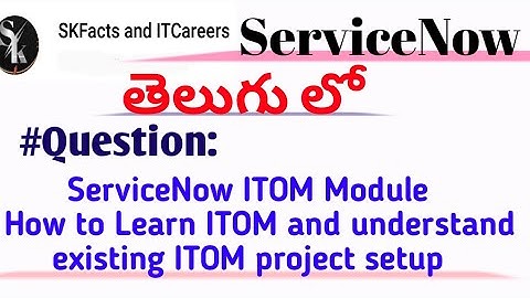 ServiceNow ITOM Learn & Manage || #servicenow #interview #telugu #jobs #jobsearch #itjobs #itom