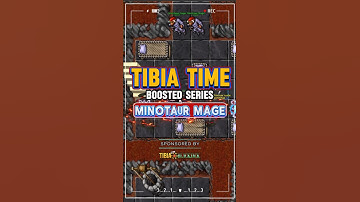 Tibia Time Boosted Series: Minotaur Mage! #tibia #gaming #ayceadventure #shorts
