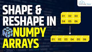 Learn About Shape and Reshaping in NumPy Arrays | Machine Learning Tutorial