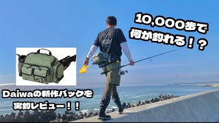 10,000歩いたら何が釣れる？！Daiwa新作バックレビュー！！