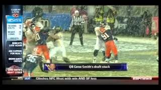 Geno Smith's bowl performance and his draft status