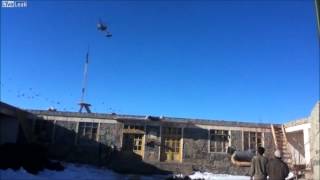 Horrific AH64 Apache Helicopter crash in Afghanistan