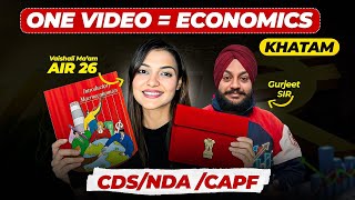 5 Marks done ✅ Complete Economics from this video in CDS 1 2026 | NDA 1 2026 | By Vaishalli Ma’am