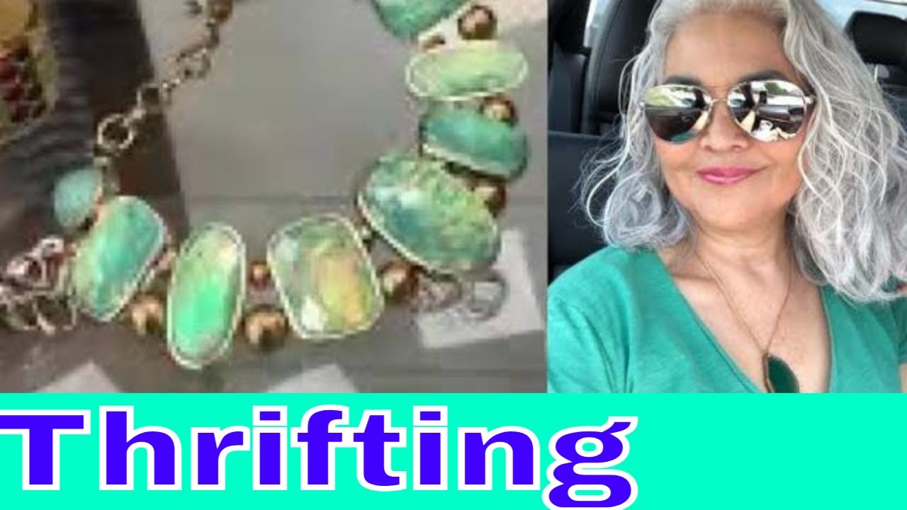 Thrift with me Jewelry Live At Value Village YouTube