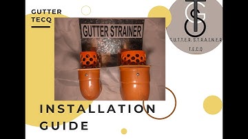 DOWNSPOUT/GUTTER STRAINER INSTALLATION GUIDE/URI NG STRAINER PARA SA GUTTER/DOWNSPOUT/ │UPDATED VER│