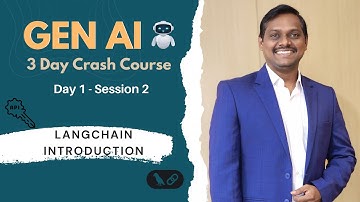 GenAI 3 Day Crash Course - Day1 Session2 | Venkata Reddy AI Classes