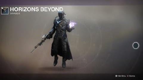 Destiny 2 Warlock with Holdfast Armor and Horizons Beyond Shader