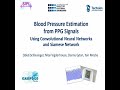 Blood Pressure Estimation from PPG Signals - ICASSP 2020