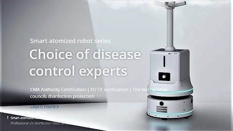 AUTOMATED DISINFECTANT SPRAYING ROBOT