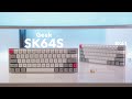 SK64S Optical Switch Keyboard Unboxing & Typing Sounds (Gateron Optical Black Switches)