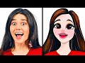 PESSOAS COMUNS TRANSFORMADAS EM PERSONAGENS DE DESENHOS || TUTORIAIS DE DESENHOS PARA PRINCIPIANTES