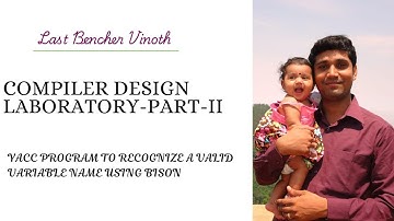 YACC Program to Recognize a Valid Variable Name Using Bison-Part-II