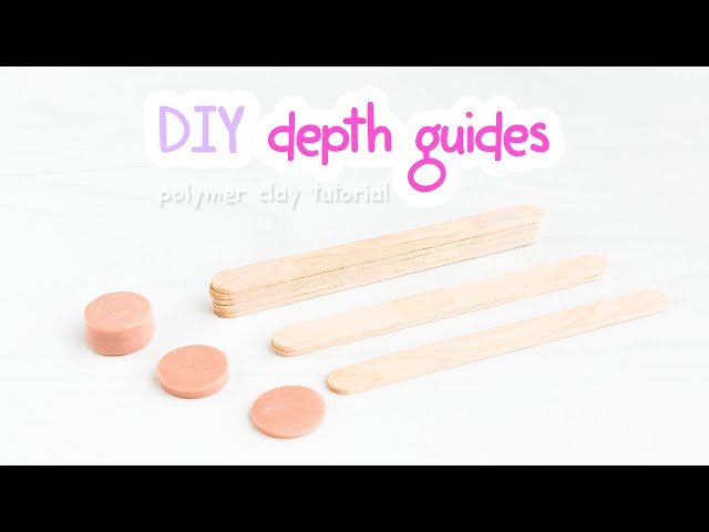 Acrylic Roller Depth Guides Polymer Clay Tools Clay Tools Acrylic Roller  Tool 