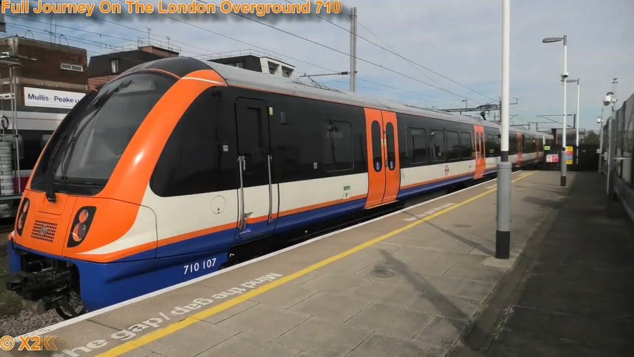 Full Journey On The London Overground 710 From Romford to Upminster