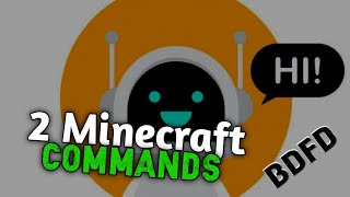 BDFD Minecraft 2 Popular Commands