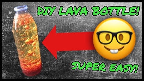How To Make Your Own Lava Lamp in a Water Bottle!