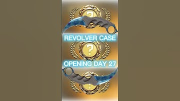 revolver case opening day 27 #fyp #cs2 #csgo #cs2overpass #counterstrike #gaming #csgoclips #twitch