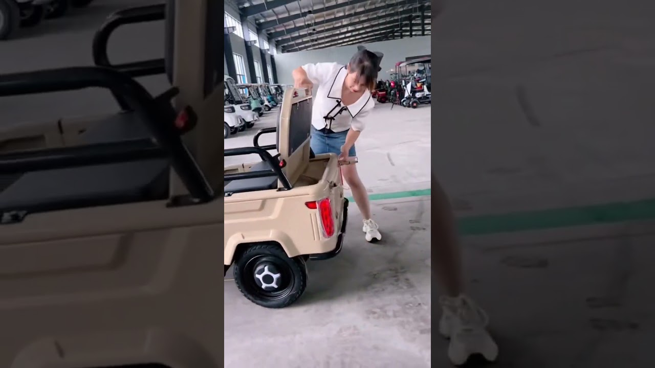 three-wheeled vehicle with convertible seat switching