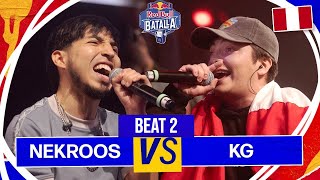 NEKROOS vs KG || BEAT 2 || Red Bull Perú 2025