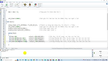 Bài 7-2: Lập trình đèn giao thông sử dụng Timer