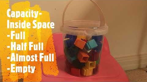 Mathematics- Grade 1 -Capacity - Is my bucket full or empty?