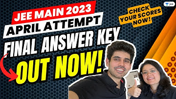 Final Answer Key OUT JEE 2023 APRIL #jee2023 #jee #namokaul