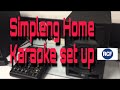 Simpleng Home Karaoke set up gamit lang ang 4 channel mixer