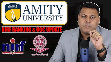 How to Check Amity University UGC, NIRF Ranking? Amity University on NIRF & UGC👍