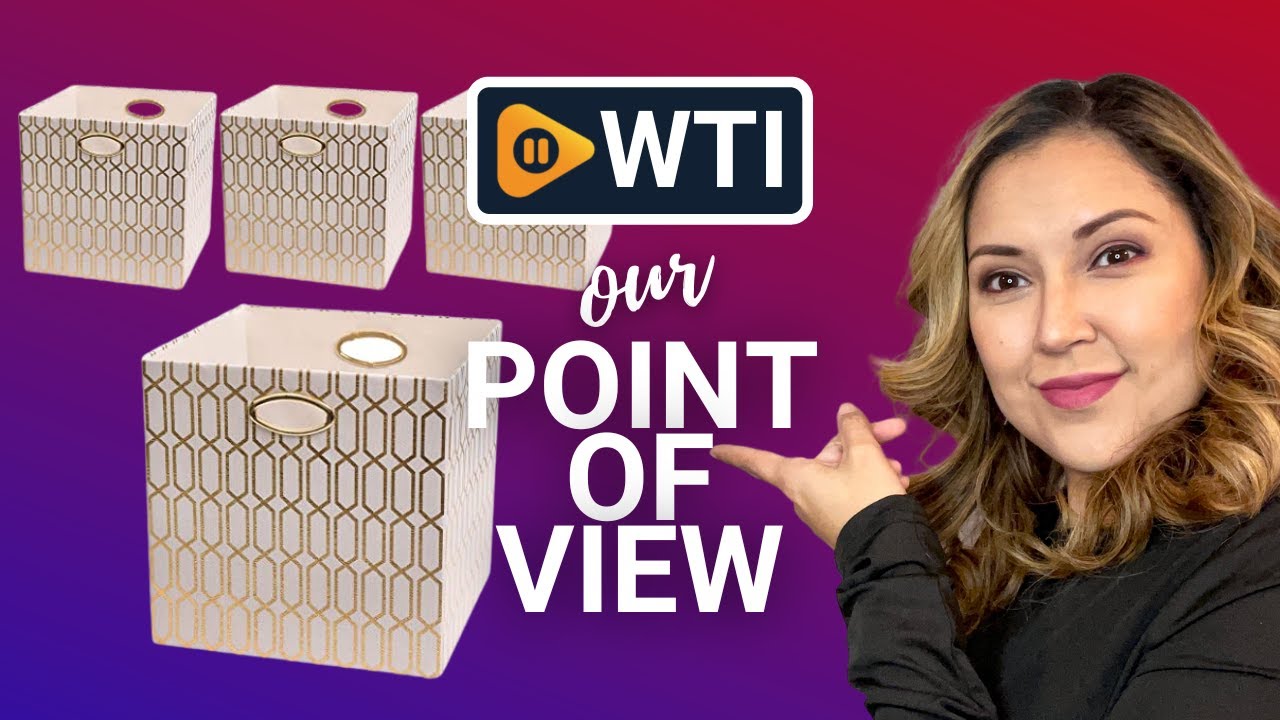 Posprica Cube Storage Bins | Our Point Of View