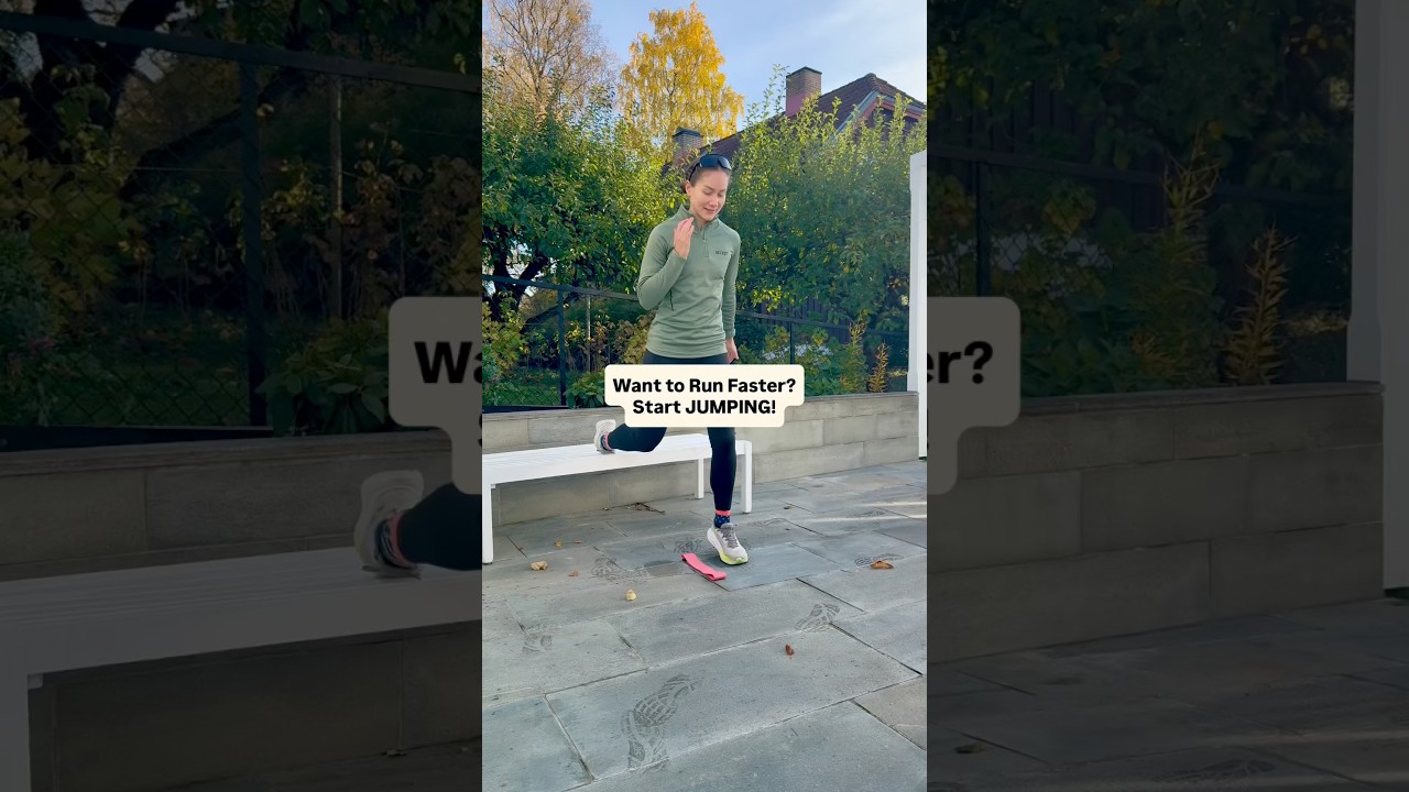 Want to Run Faster? Start JUMPING! ⚡️🏃‍♀️ #plyometrics