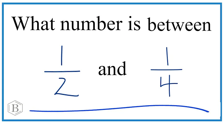 What fraction between 1/2 and 1/4?