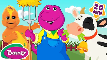 Down on Grandpa's Farm + More Barney Nursery Rhymes and Kids Songs