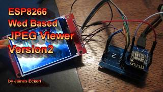 ESP8266 Web based JPEG viewer