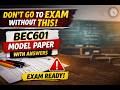 Don’t Go to Exam Without This ❌ | BEC601 Important Questions