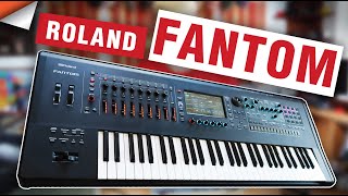 The Roland Fantom Synthesizer In Action