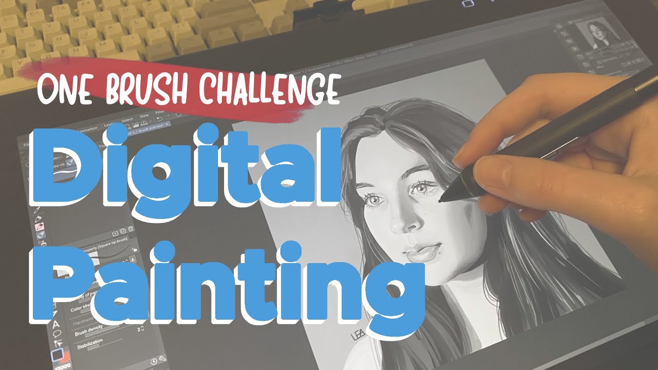Art Exercise - Digital Painting Timelapse - YouTube