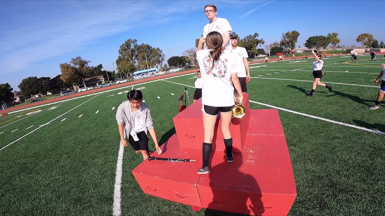 Woodbridge High School Entertainment Corps 2021 The Passion of Color: Red Lead Trumpet Cam