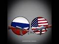 Russia vs USA 💀 #countryballs #viralvideo #edit #shorts